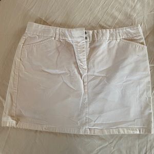 White skirt